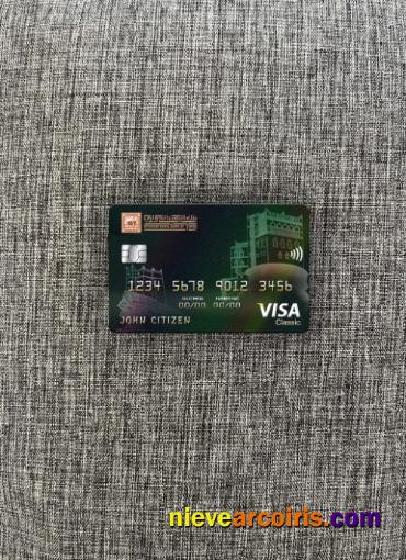 Yemen International bank visa classic card photolook